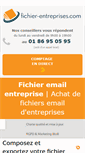 Mobile Screenshot of fichier-entreprises.com